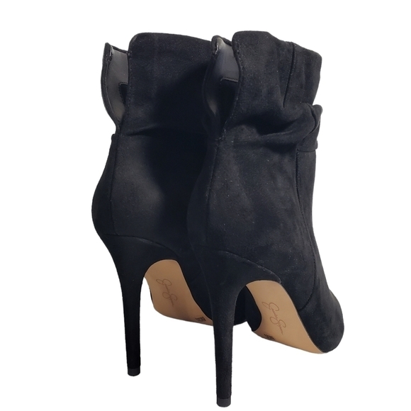 Jessica Simpson Lerona Pointed-Toe Supreme Micro suede Dress Booties Sz 8M - Picture 8 of 13